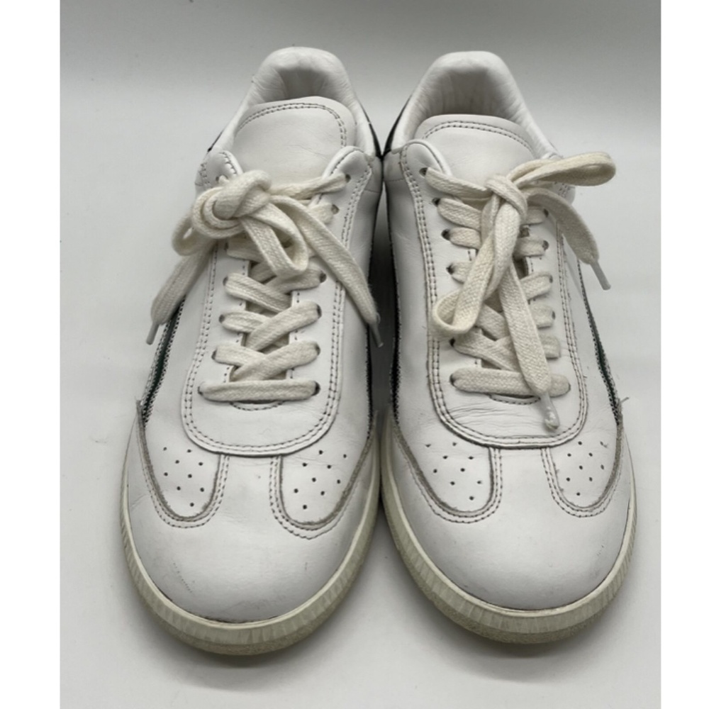 Isabel Marant Bryce Two-Tone Lightning Bolt Leather Lace-Up Sneaker sz 37 - Picture 2 of 6